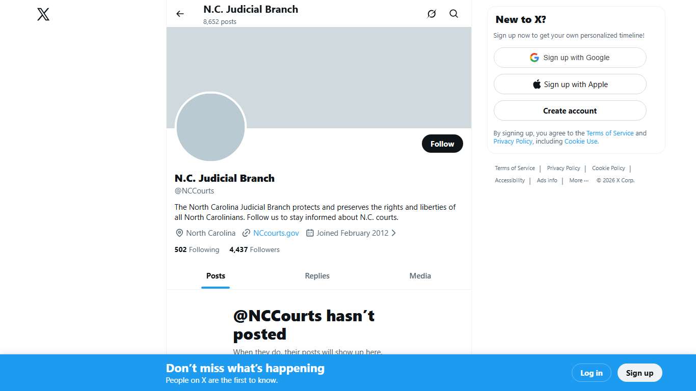 N.C. Judicial Branch (@NCCourts) / X
